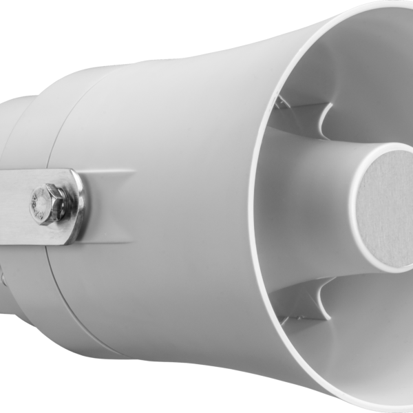 Biamp Commercial Loudspeakers EN-H10-G Horn speaker, compression driver and a multi-tap 100V transformer (1.25-2.5-5-10W), power selector switch to 20 ohms; EN54-24 certified