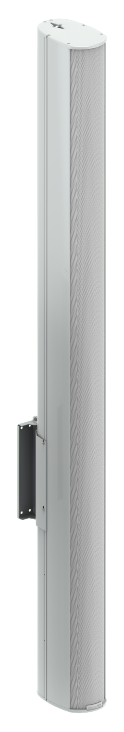 ENT220W_Front_With_Bracket_11419_master Biamp Desono ENT220W ENTASYS 200 column loudspeaker, 2-way, 20 LF drivers, white - Image 1