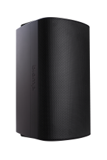 Biamp Desono EX-S10-UB-B 10-inch, 2-way, coaxial, surface mount, indoor/outdoor, black loudspeaker with HF compression driver; 8-ohm or 70V/100V operation; included indexing u-bracket and weather cover