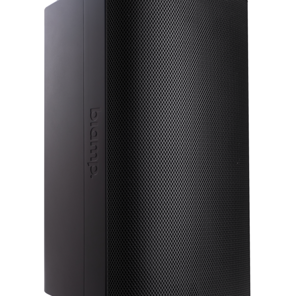 Biamp Desono EX-S10-UB-B 10-inch, 2-way, coaxial, surface mount, indoor/outdoor, black loudspeaker with HF compression driver; 8-ohm or 70V/100V operation; included indexing u-bracket and weather cover