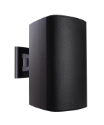 Biamp Desono EX-S10SUB-CM-B 10-inch, indoor/outdoor, black, surface mount subwoofer; 8-ohm operation; included ClickMount pan-tilt mounting bracket