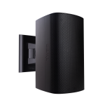 Biamp Desono EX-S6-CM-B 6.5-inch, 2-way, coaxial, surface-mount, indoor/outdoor, black loudspeaker; 8 Ohm or 70V/100V operation; included ClickMount pan-tilt mounting bracket