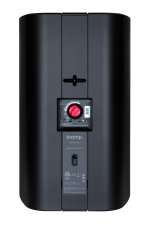 Biamp Desono EX-S8-UB-B 8-inch, 2-way, coaxial, surface mount, indoor/outdoor, black loudspeaker with HF compression driver; 8-ohm or 70V/100V operation; included indexing u-bracket and weather cover - Image 3