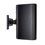 Biamp Desono EX-S8-CM-B 8-inch, 2-way, coaxial, surface mount, indoor/outdoor, black loudspeaker with HF compression driver; 8-ohm or 70V/100V operation; included ClickMount pan-tilt mounting bracket - Image 2