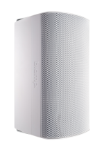 Biamp Desono EX-S8-UB-W 8-inch, 2-way, coaxial, surface mount, indoor/outdoor, white loudspeaker with HF compression driver; 8-ohm or 70V/100V operation; included indexing U-Bracket and weather cover - Image 2