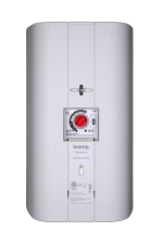 Biamp Desono EX-S8-CM-W 8-inch, 2-way, coaxial, surface mount, indoor/outdoor, white loudspeaker with HF compression driver; 8-ohm or 70V/100V operation; included ClickMount pan-tilt mounting bracket - Image 3