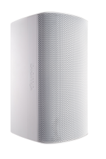 Biamp Desono EX-S8-UB-W 8-inch, 2-way, coaxial, surface mount, indoor/outdoor, white loudspeaker with HF compression driver; 8-ohm or 70V/100V operation; included indexing U-Bracket and weather cover - Image 4