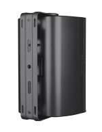 Biamp Desono EX-S6-UB-B 6.5-inch, coaxial, surface mount, indoor/outdoor, black loudspeaker; 8-ohm or 70V/100V operation; included indexing u-bracket and weather cover - Image 2