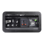 Biamp EasyConnect EC-P-EU EasyConnect Cable Management Box, 2 EU power connectors - Image 4