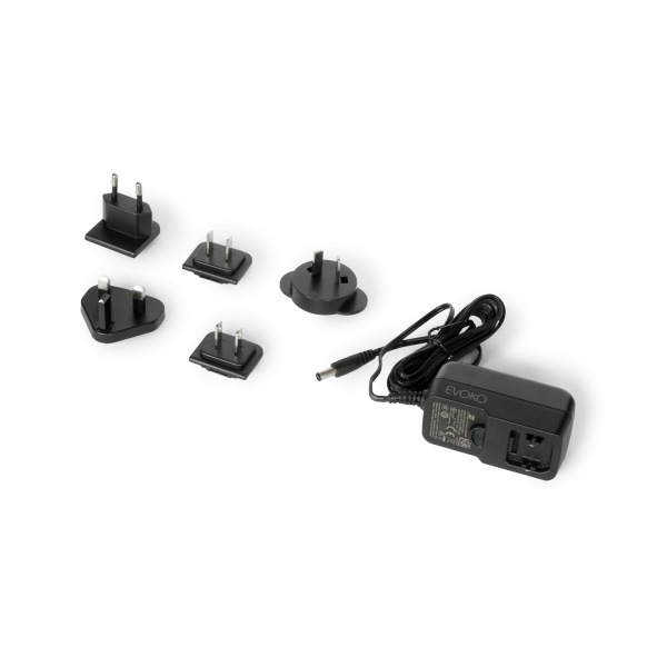 Biamp Evoko Naso Power Supply Power supply for Naso Room Manager (needed if device is not powered using Power over Ethernet (PoE))