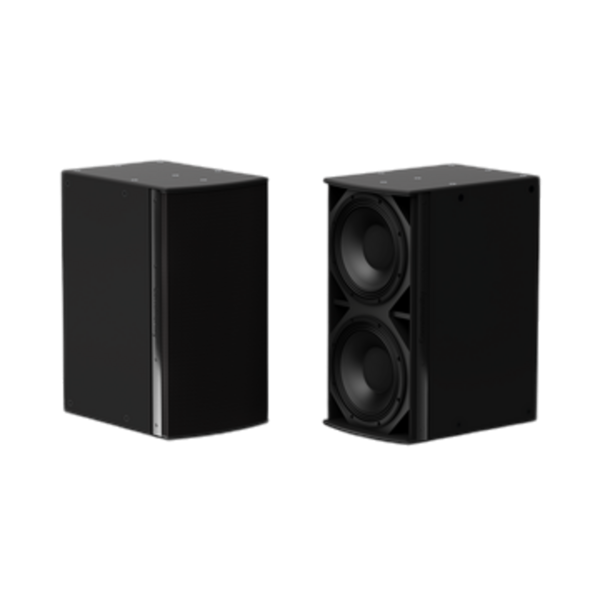 Biamp Community IS6-212B Medium power, dual 12-inch subwoofer, black