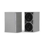 Biamp Community IS8-212W High power, dual 12-inch subwoofer, white