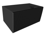 Biamp Community IV6-1122WR05B Black, 12-inch, 2-way, 120° x 5°, weather resistant, outdoor loudspeaker