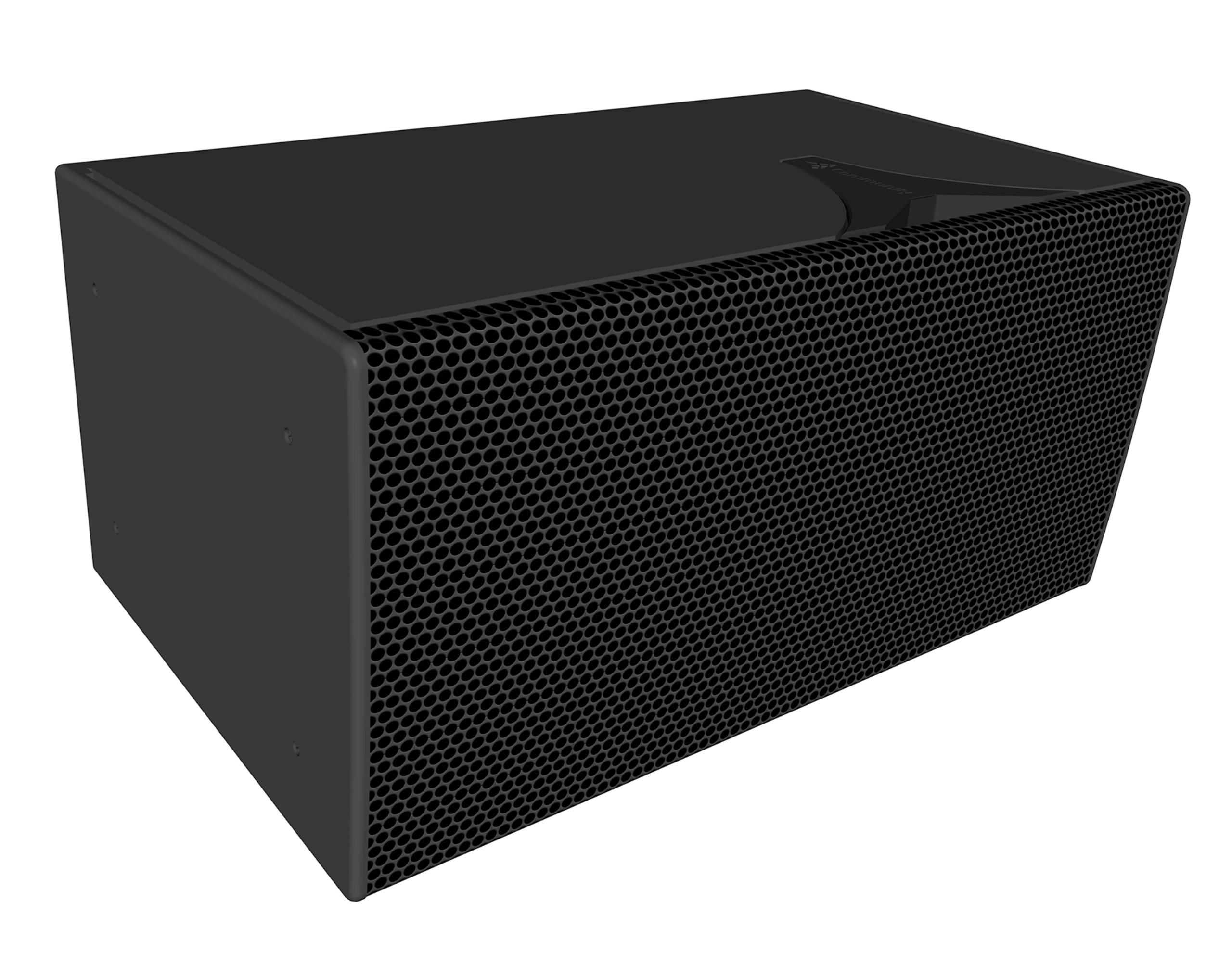 IV6-1122-5B1920px-300dpi_lt_13299_master Biamp Community IV6-1122WR05B Black, 12-inch, 2-way, 120° x 5°, weather resistant, outdoor loudspeaker - Image 1