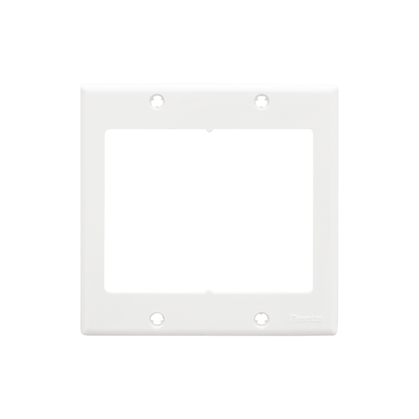Biamp Impera WP-2G-US-W White 2-gang wall plate, US