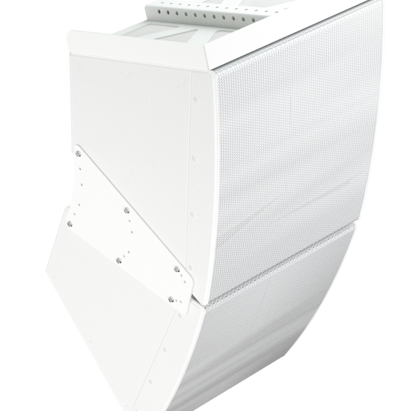 Biamp Community LVH-906WR/APW Steerable Venue Horn Active Plus, weather-resistant, large format, high output, horn loaded, steerable, 8 x 12-inch, 3-way white loudspeaker with variable vertical dispersion x 60° horizontal