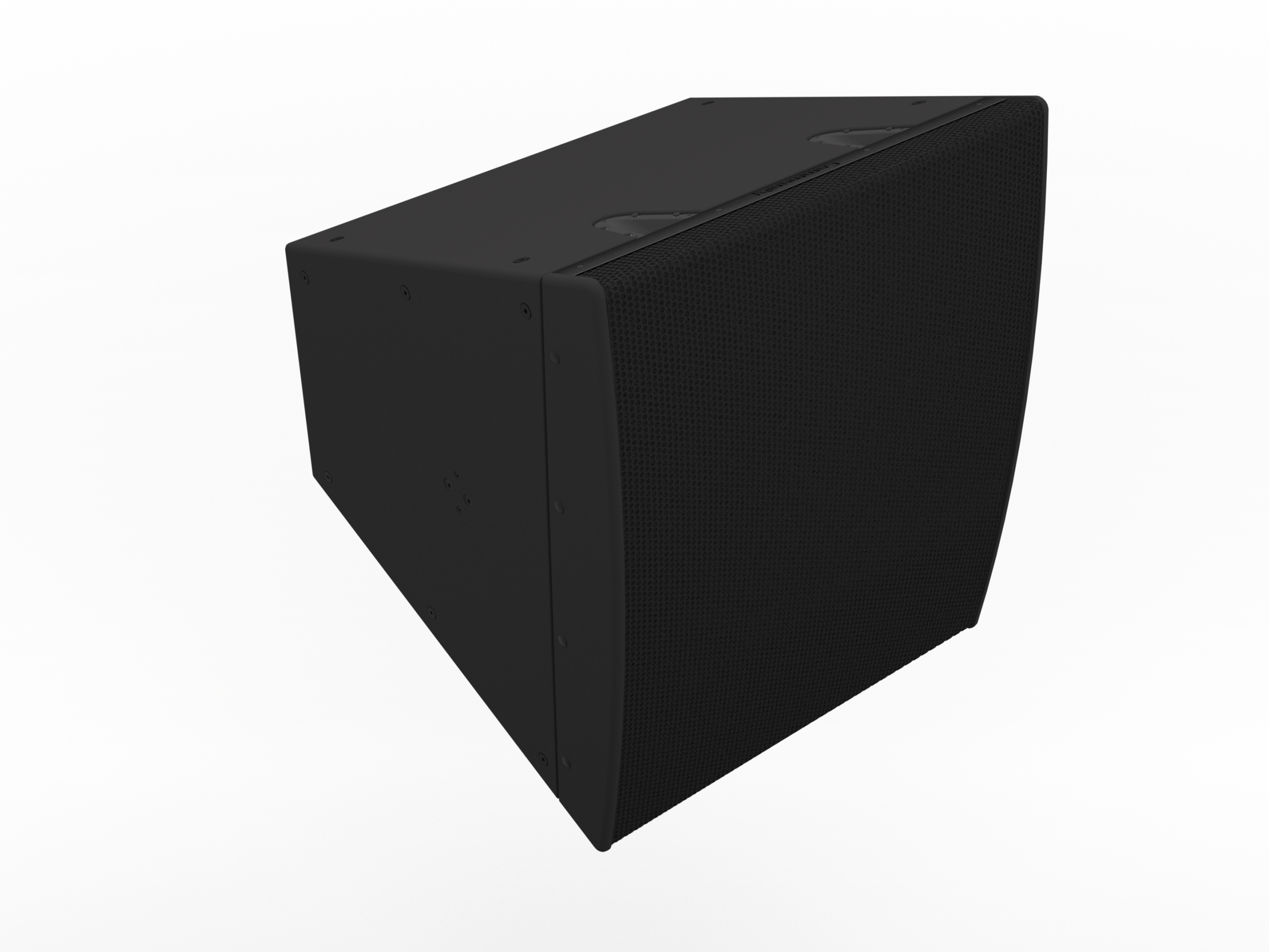 LVH900_black_single_13292_master Biamp Community LVH-906/ASB Steerable Venue Horn Active Standard, weather-resistant, large format, high output, horn loaded, steerable, 4 x 12-inch, 3-way black loudspeaker with variable vertical dispersion x 60° horizontal - obrazek 1