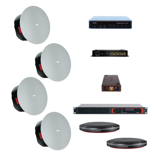 Biamp MRB-L-VT4-T Certified meeting room bundle for large rooms (up to 18 participants)