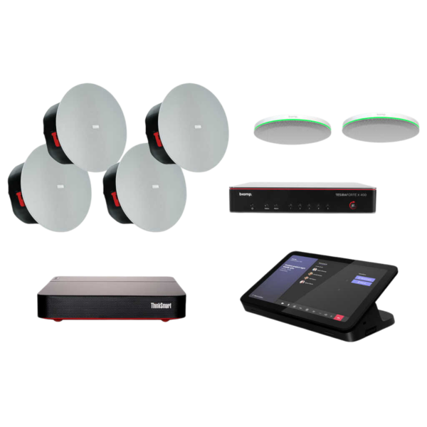 Biamp MRB-L-X400-C-TSCIP-T Certified meeting room bundle for large rooms (up to 18 participants)
