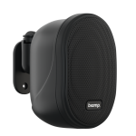 Biamp Commercial Loudspeakers OVO3T-B Black Small design, black, 2-way, cabinet speaker with 3-inch coated paper cone woofer + 1-inch silk dome tweeter, 100 volt / 6 watts or 16 ohms / 40 watts, mounting bracket included