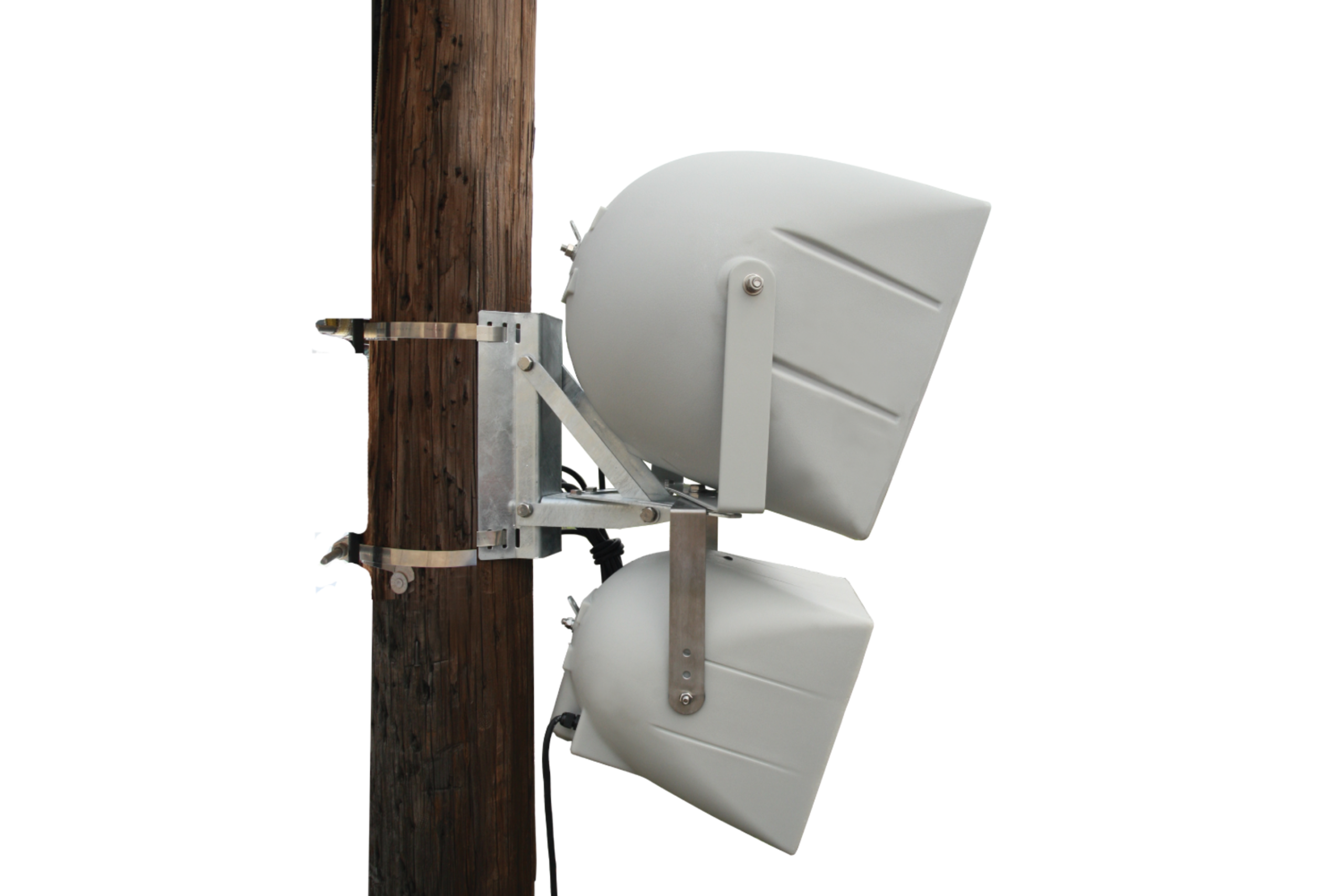 PMB-2RR_1500x1000_11063_master Biamp Community PMB-2RR Pole mount bracket, single/dual loudspeakers, pan-tilt - obrazek 1