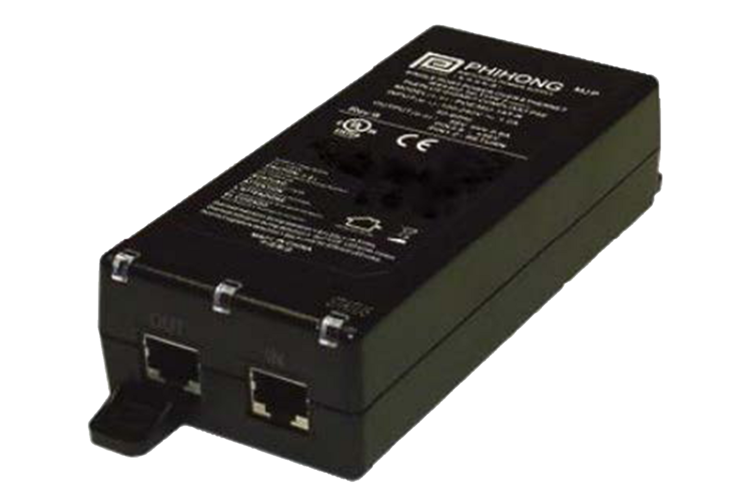 POE29U-1AT_PL_D-R_10528_master Biamp POE29U-1AT(PL)D-R PHIHONG Gigabit PoE+ injector, IEEE802.3af compliant, IEEE802.3at classified, 90-264 VAC input voltage - Image 1