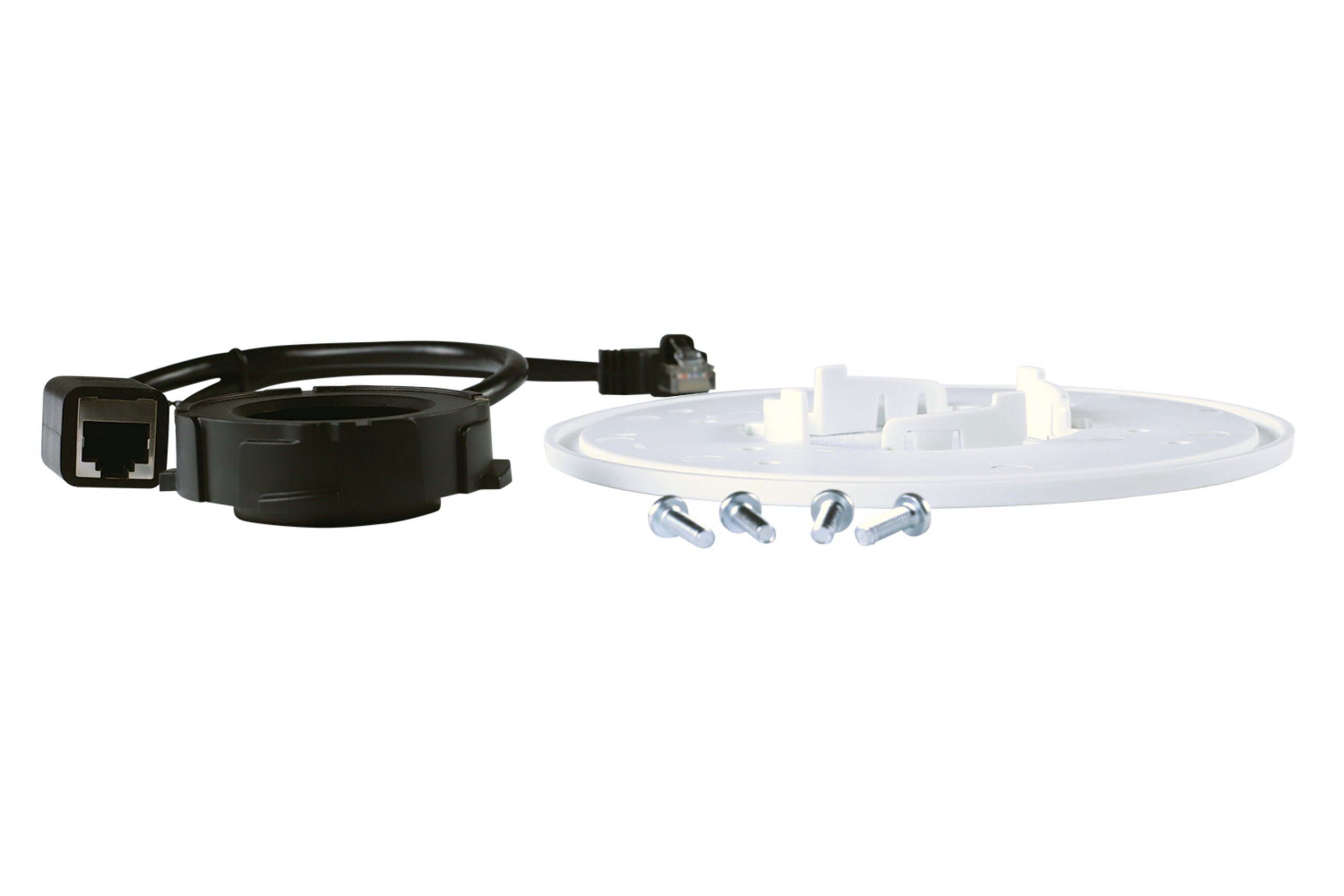 ParleTCM-X-DK-White_1500x1000_11462_master Biamp Parlé TCM-X-DK White Drywall kit for installing white, Parlé TCM-X ceiling microphones - obrazek 1