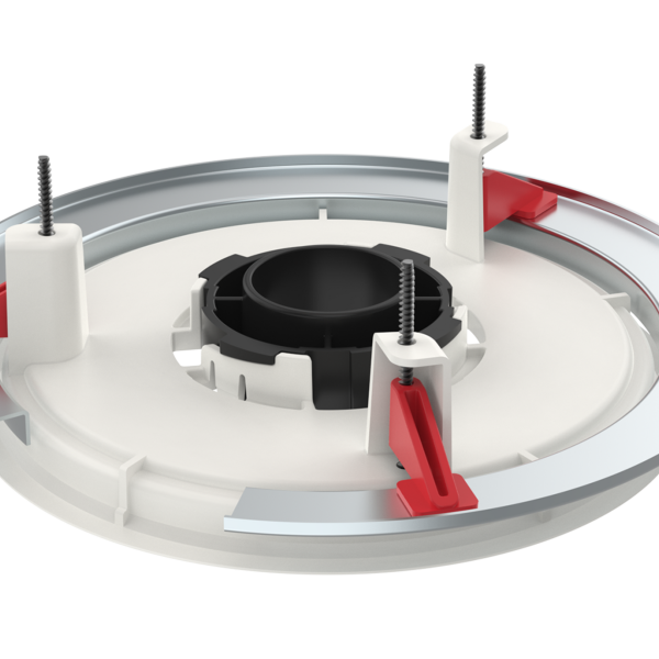 Biamp Parlé TCM-X-FM White Flush mount for Parlé TCM-X, TCM-XA, and TCM-XEX white microphones