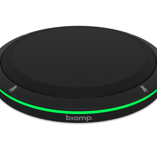 Biamp Parlé TTM-XEX Black Black, expansion AVB Beamtracking, tabletop microphone