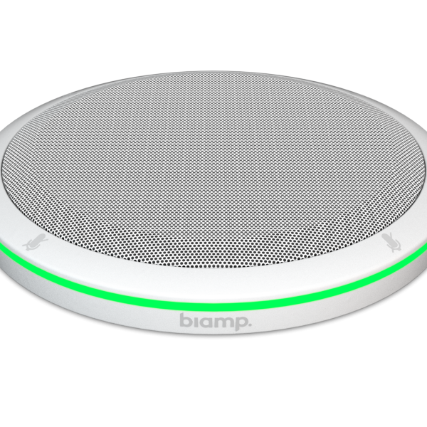 Biamp Parlé TTM-X White AVB Beamtracking, tabletop microphone, white