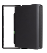 Biamp Commercial Loudspeakers SDQ5P-BL 5-inch stereo loudspeaker set with 1 active and 1 passive loudspeaker, 2 x 30W; stereo RCA, stereo mini-jack, balanced stereo euroblock inputs; black - Image 4