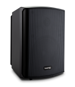 Biamp Commercial Loudspeakers SDQ5P-BL 5-inch stereo loudspeaker set with 1 active and 1 passive loudspeaker, 2 x 30W; stereo RCA, stereo mini-jack, balanced stereo euroblock inputs; black