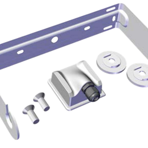 Biamp Desono SPA-UBDX200-W U-bracket kit, aluminum with ClickPlug, for Desono DX-S8 surface mount loudspeaker, white