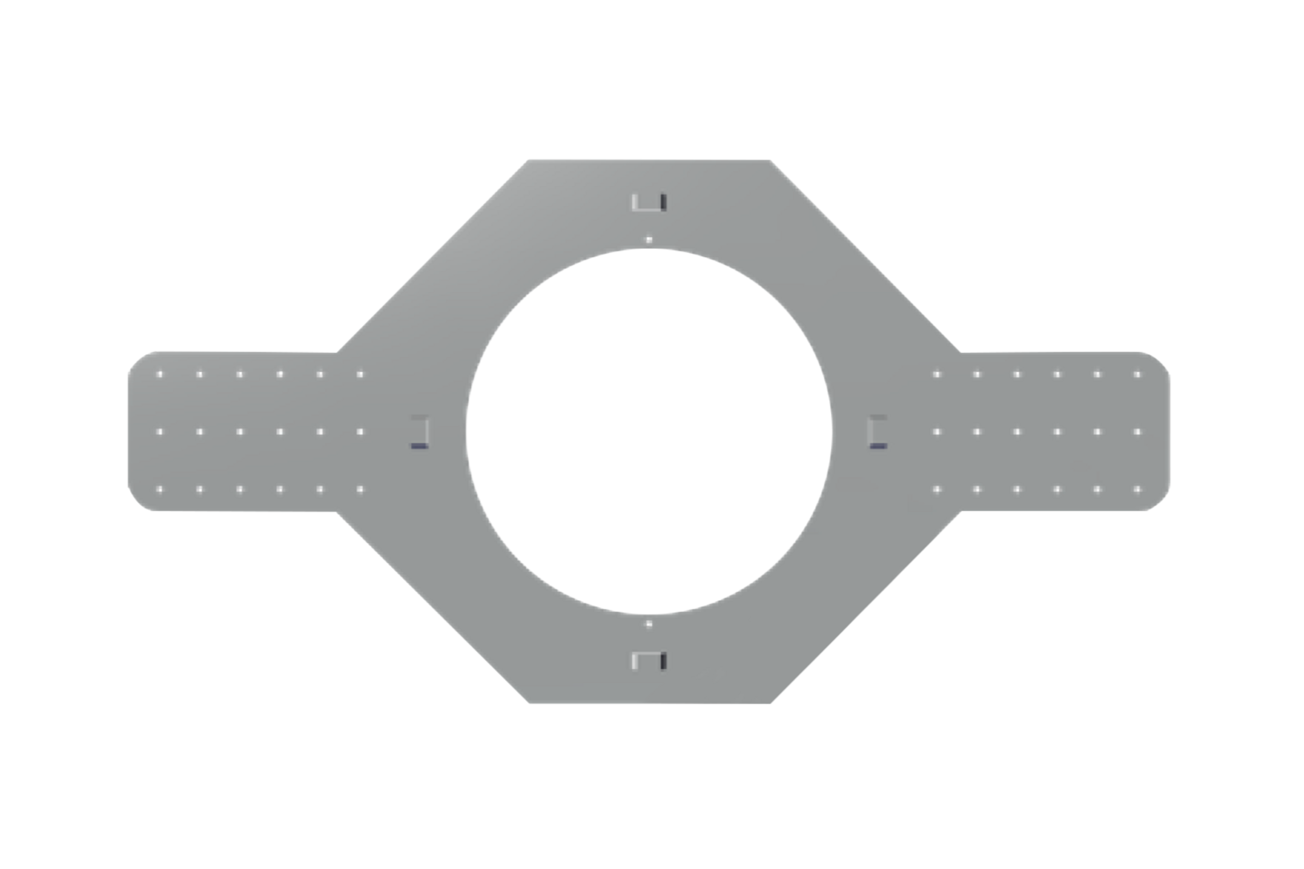 SPA_NC100_1500x1000_10494_master Biamp Desono SPA-NC100 6PK New construction bracket for Desono CM10TB, CM20DTS, & CM30DTD ceiling loudspeakers, (6 pack). - obrazek 1