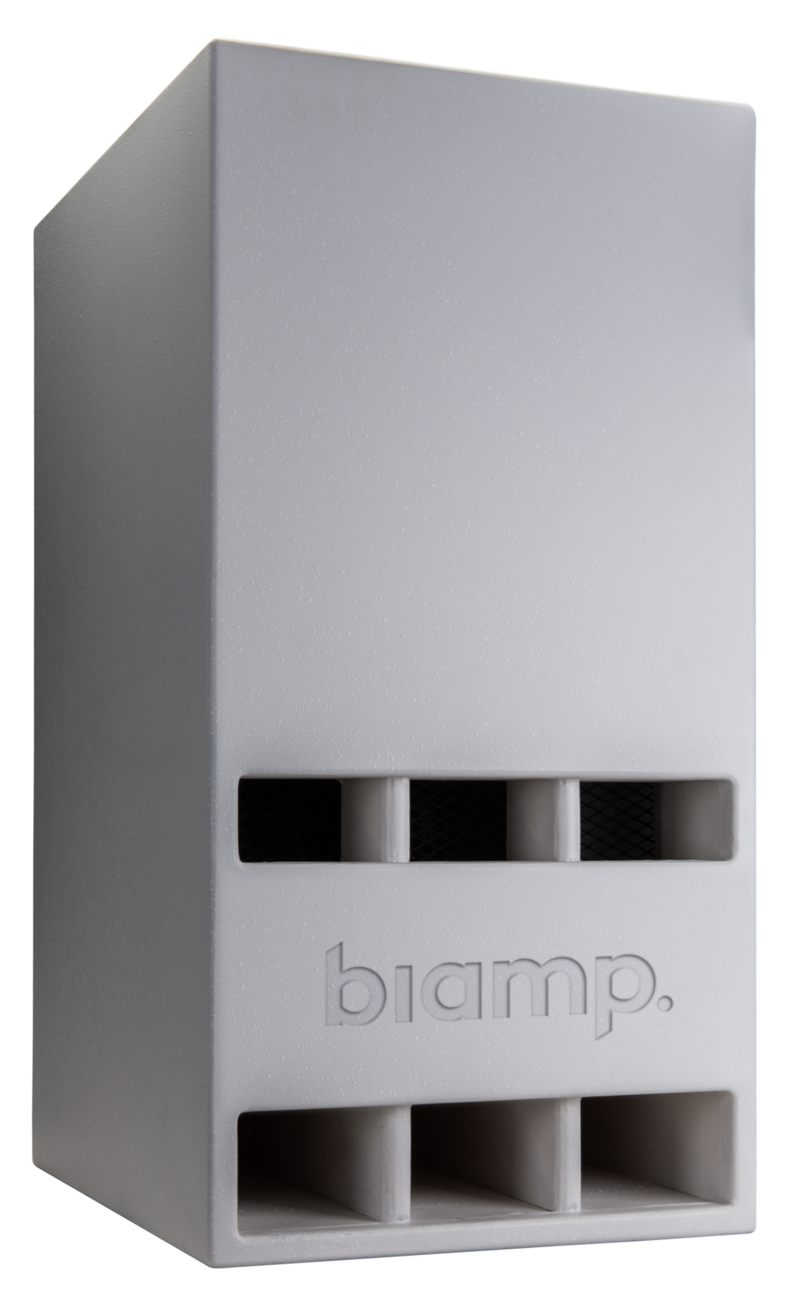 SUB2400-W_Front_Angle_13068_master Biamp Desono SUB2400-W Passive, 2 x 10-inch subwoofer; 4 ohms or 16 ohms / 600W; plywood construction with structured paint, white; includes pole mount adaptor - Image 1