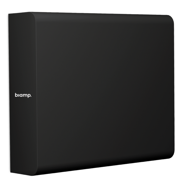 Biamp Desono SUBLIME-BL Ultra compact, 6.5-inch, passive, indoor, subwoofer, full-range level output to satellites, black, (wall bracket included)