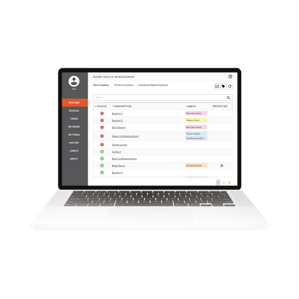 Biamp SageVue Asset Management Software SageVue Software