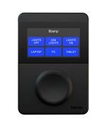 Biamp Apprimo TEC-X 1000 Black Networked AV control pad with rotary knob
