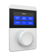 Biamp Apprimo TEC-X 1000 White Networked, touch-enabled AV control pad with rotary knob - obrazek 2