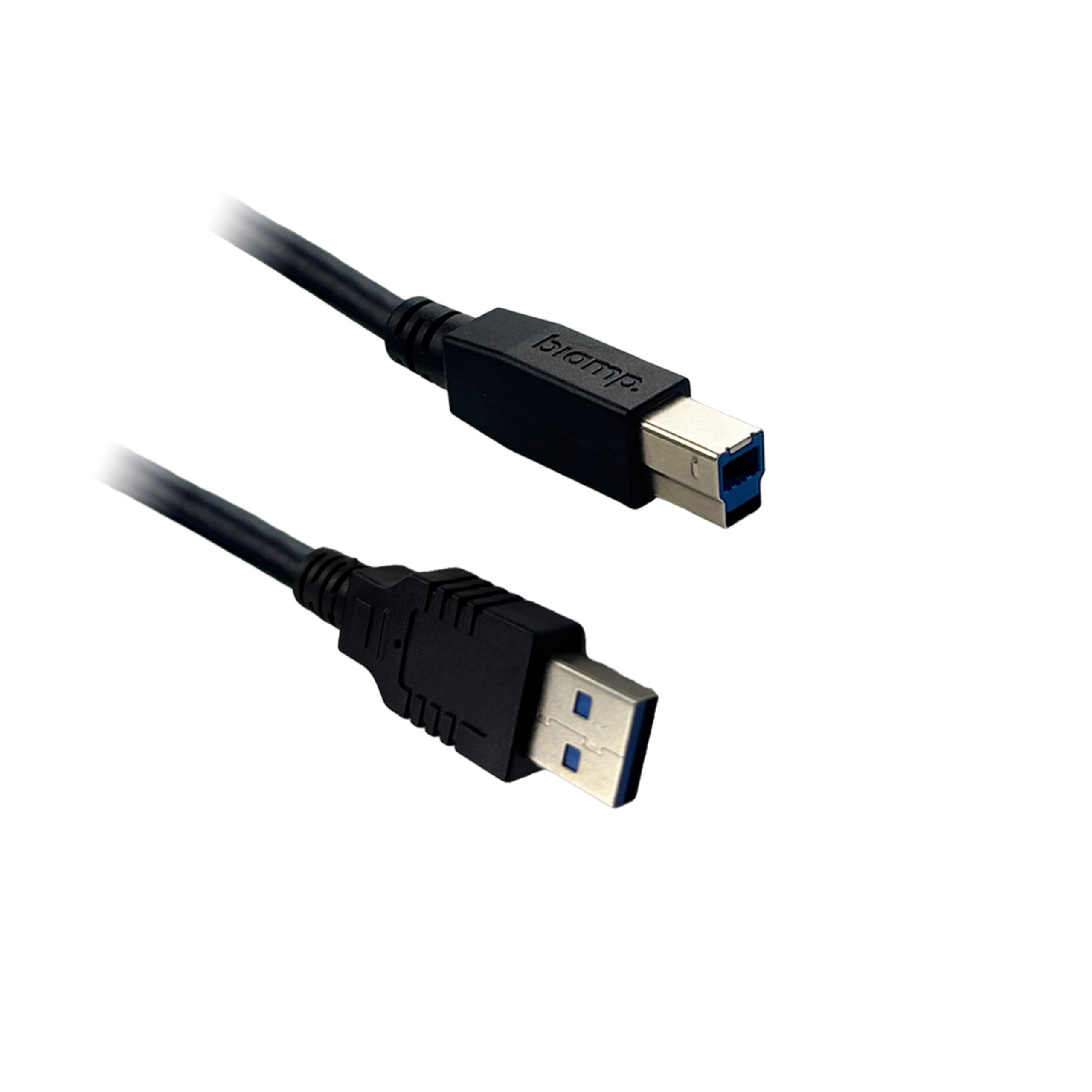 USB-A-B_12518_master Biamp EasyConnect USB2-10-AB The USB2-10-AB is a 10-foot (3 m) high-speed, USB 2.0 cable with type A to type B connectors, supporting up to 480 Mbps data transfer rates - Image 1