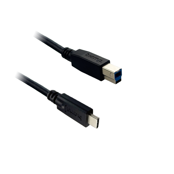 Biamp EasyConnect USB3-3-BC The USB3-3-BC is a 3-foot (1 m) high-speed, USB 3.2, Gen 1 cable with type B to type C connectors, supporting up to 5 Gbps data transfer rates