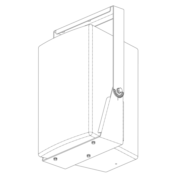 Biamp Community V Series VB-VY28W White, vertical yoke for Community V2-28 series loudspeakers