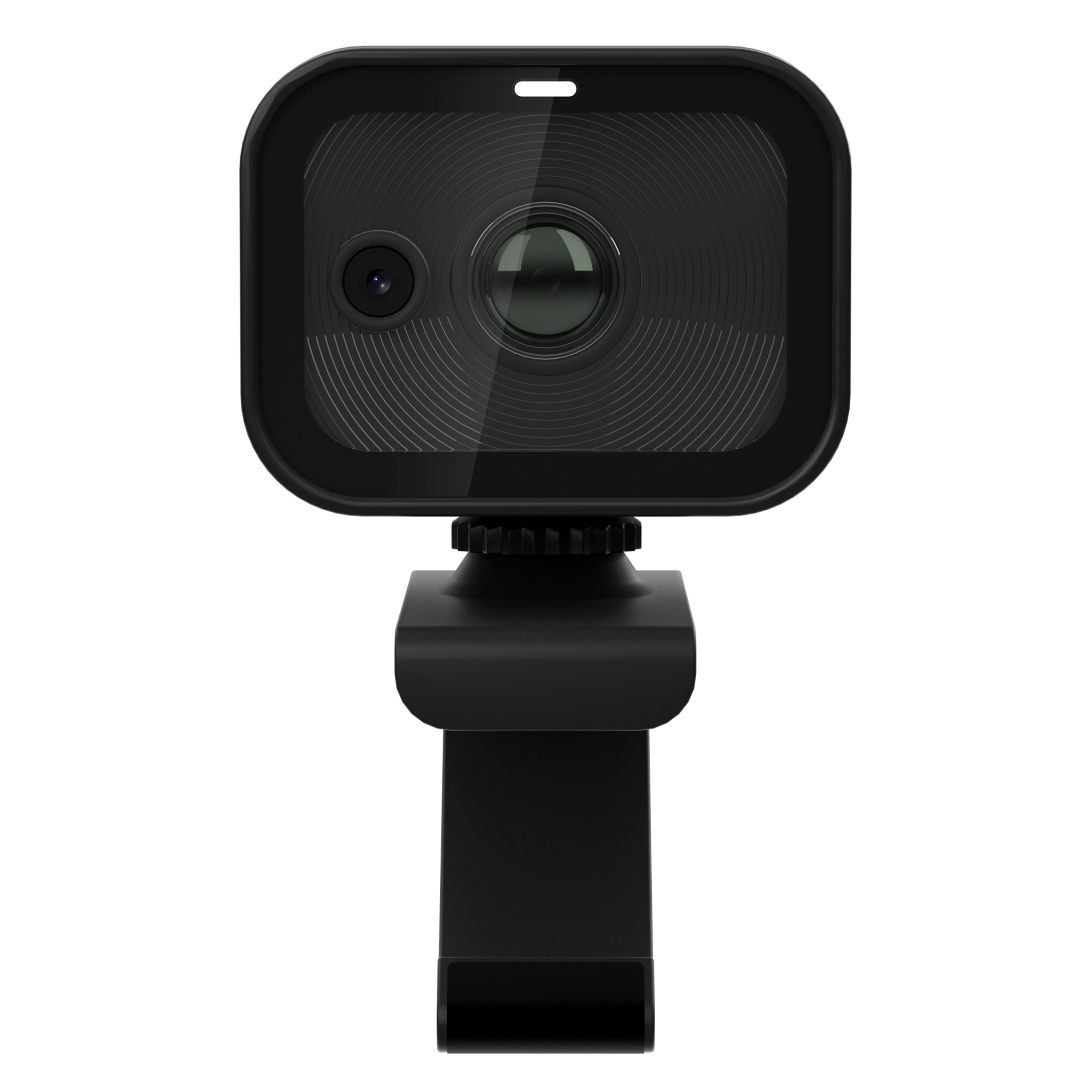 Vidi280_Front_Bracket_Open_June25-2024_11823_master Biamp Vidi 280 Dual 4K ePTZ Conferencing Camera with dual 50 MP & 8 MP image sensors, 120º HFoV, with 5-mic array - Image 1