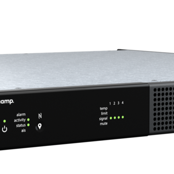 Biamp Voltera D 1200.4M Audio DSP and Amplified Loudspeaker Controller - 4 Channels sharing 1200W with Dante & AVB