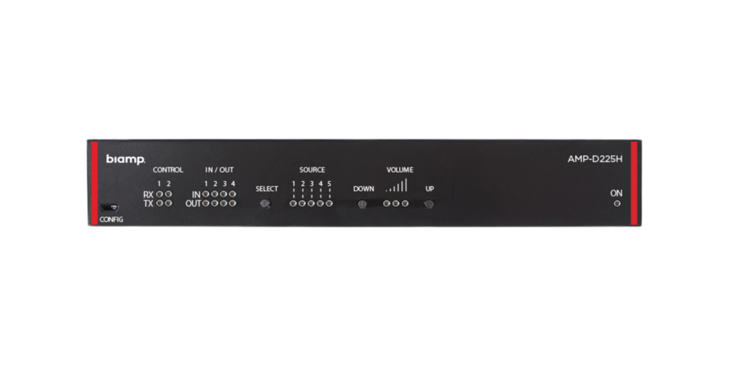 amp-d225h_front_10804_preview-1-Photoroom_12043_master Biamp Commercial Audio AMP-D225H 2-channel, 25-watt, half-rack amplifier - Image 1