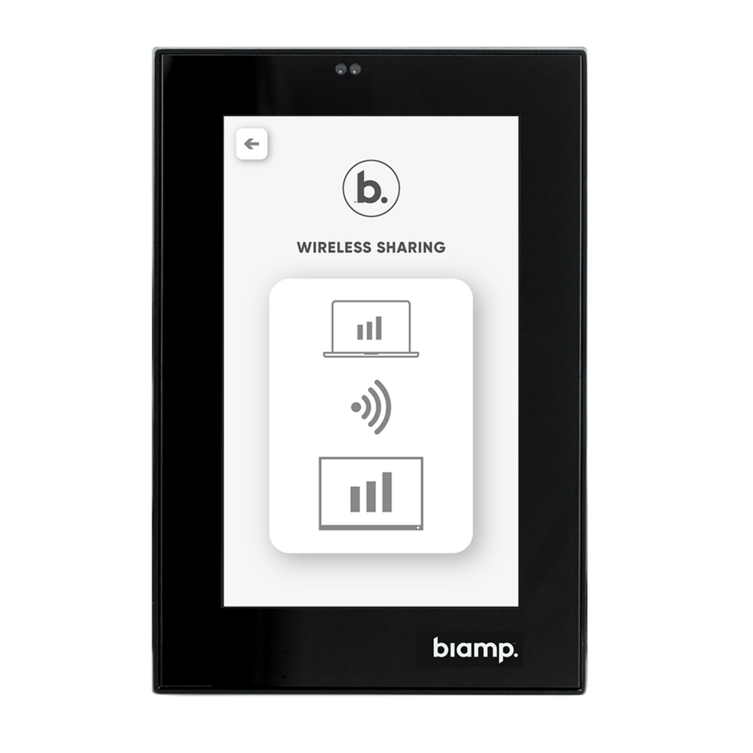 apprimo_touch4_10540_master Biamp Apprimo Touch 4 4-inch touch panel for small conference and meeting rooms, black - Image 1