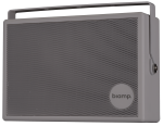 Biamp Commercial Loudspeakers SMB6V-G On-wall, 5.25-inch cabinet loudspeaker with back plate and u-bracket, built-in volume control, 100V/6W, grey