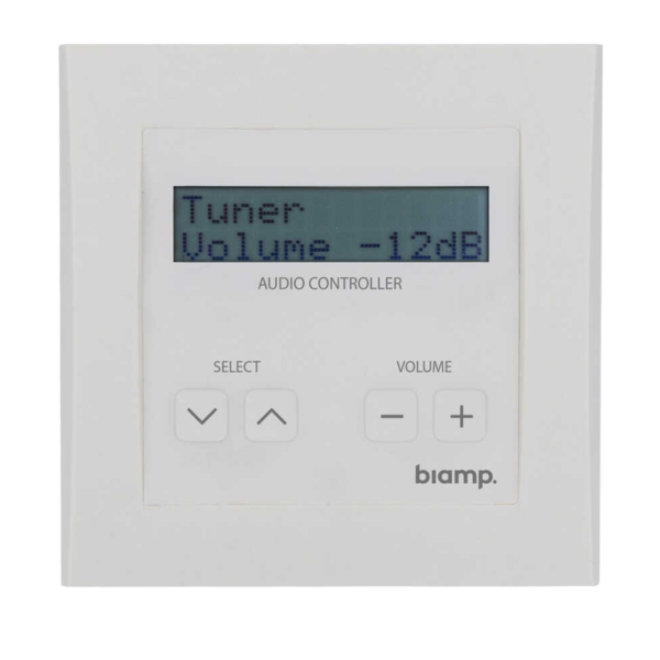 Biamp Commercial Audio DIWAC Digital programmable wall control for AC12.8/AUDIOSYSTEM8.8