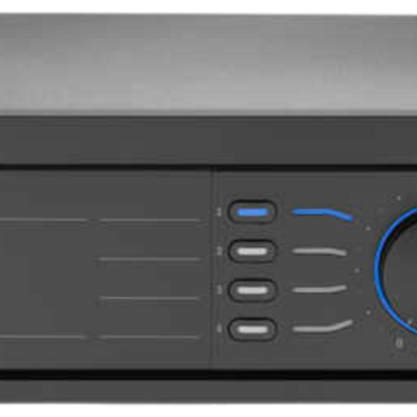 Biamp Commercial Audio MA120 19-inch mixing amplifier; 120W or 70/100V, 2 mic/line input, 4 stereo line inputs, left-to-right 4-level priority system, emergency in, paging mic with chime, 24V override output