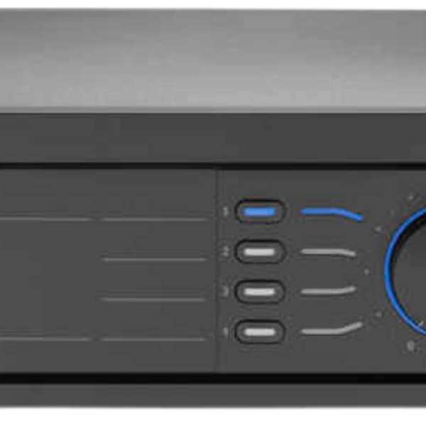 Biamp Commercial Audio MA240 19-inch mixing amplifier; 70-100 volt/240 watts, 2 mic/line, 4 stereo line inputs, left-to-right 4 level priority system, emergency in, paging mic with chime, 24V priority output